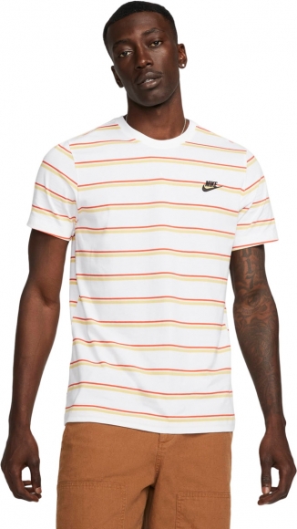 DZ2985 100 NIKE M NSW TEE CLUB STRIPE / Футболка