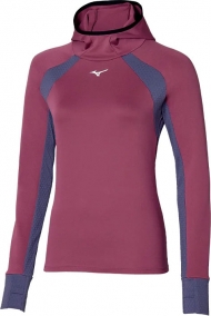 J2GCA706 64 MIZUNO Warmalite Hooded LS (W) / Рубашка беговая J2GCA706 64 MIZUNO Warmalite Hooded LS (W) / Рубашка беговая